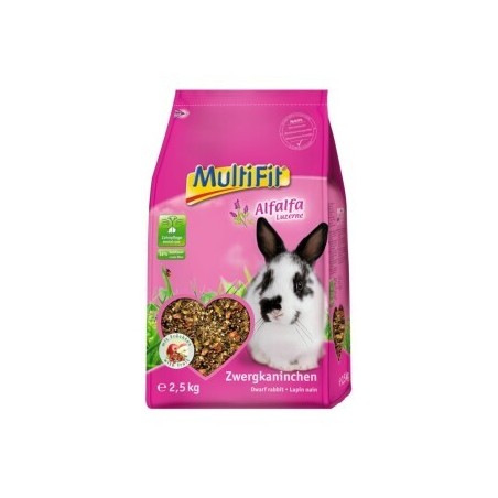MultiFit für Zwergkaninchen mit Alfalfa 2,5 kg