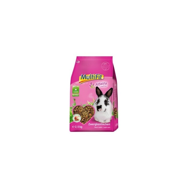 MultiFit für Zwergkaninchen mit Alfalfa 2,5 kg