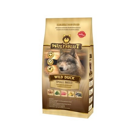 WOLFSBLUT Small Breed Wild Duck Entenfleisch mit Kartoffel 2 kg