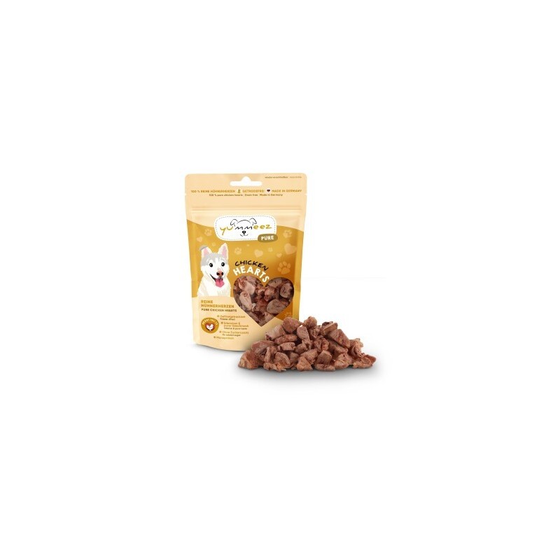 Yummeez pure Hühnerherzen gefriergetrocknet 35g
