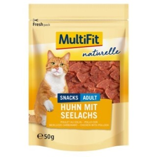 MultiFit naturelle Huhn & Seelachs Herz 4x50g