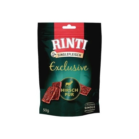 RINTI Singlefleisch Exclusive Snack Pur 2x50g Hirsch