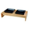 Trixie Napfset Keramik/Holz 2x400 ml