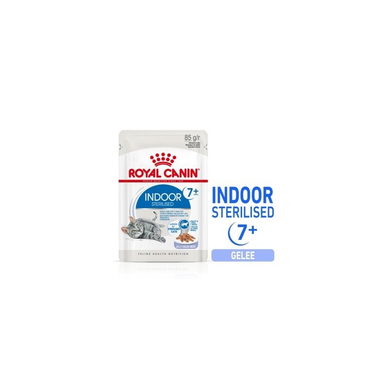ROYAL CANIN Indoor 7+ Sterilised in Gelee 12x85 g