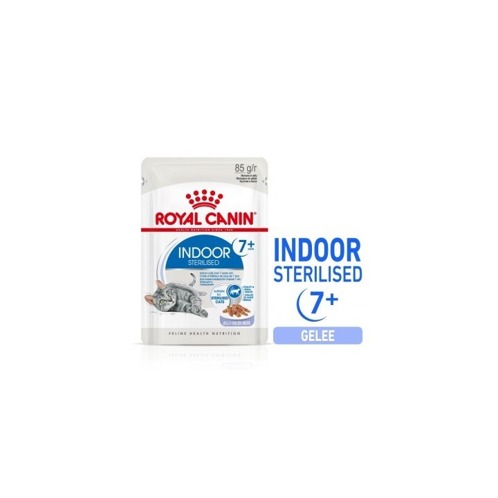 ROYAL CANIN Indoor 7+ Sterilised in Gelee 12x85 g