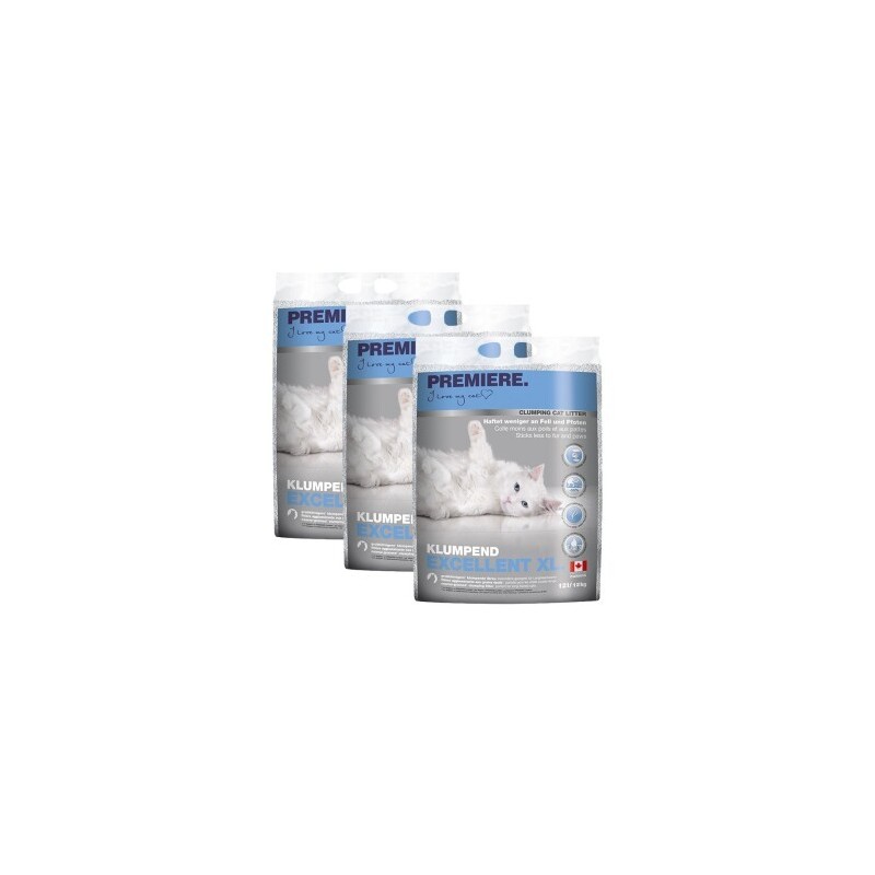 PREMIERE Excellent XL Klumpstreu 3x12 kg