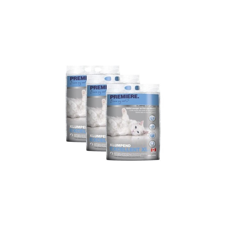 PREMIERE Excellent XL Klumpstreu 3x12 kg