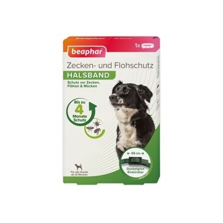 Beaphar Zecken- und Flohschutz Halsband für Hunde