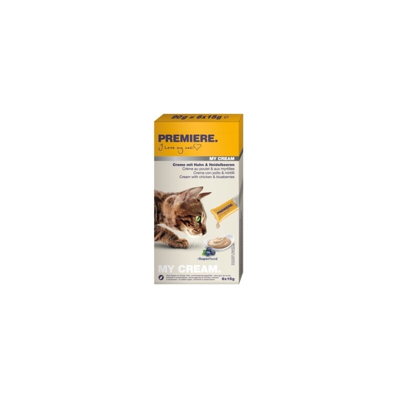 PREMIERE My Cream 11x6x15g Huhn und Heidelbeeren