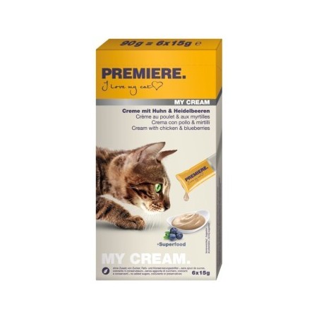 PREMIERE My Cream 11x6x15g Huhn und Heidelbeeren