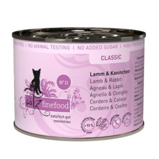 Catz finefood Nassfutter Katze Classic Adult No. 11 Lamm und Kaninchen 6x200 g
