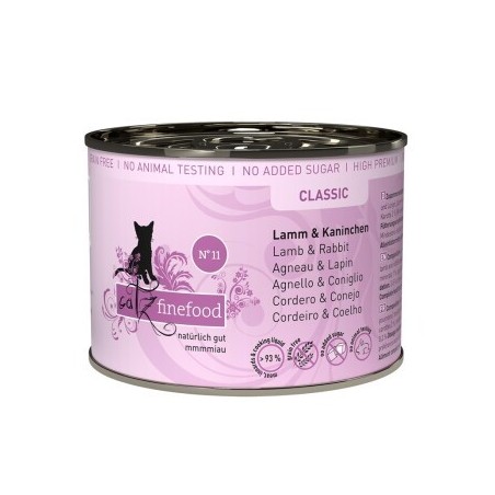 Catz finefood Nassfutter Katze Classic Adult No. 11 Lamm und Kaninchen 6x200 g