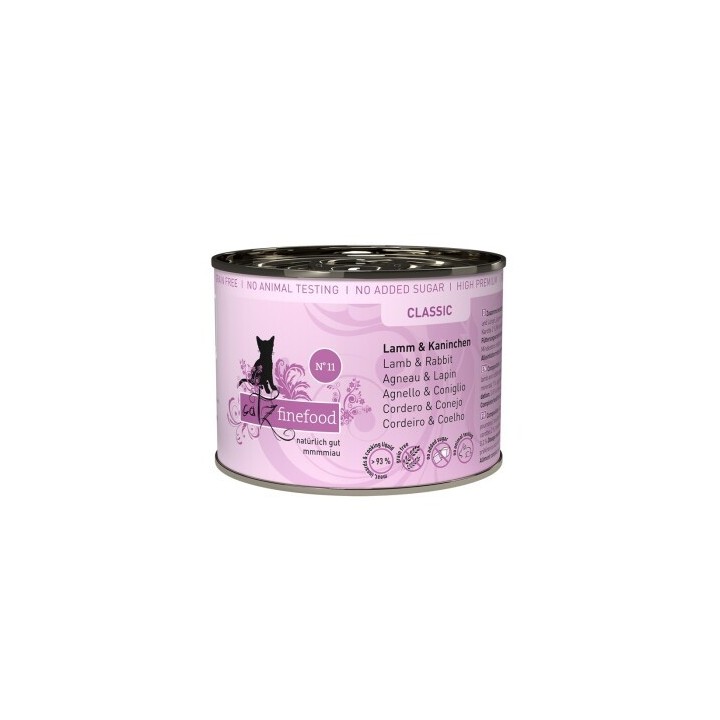 Catz finefood Nassfutter Katze Classic Adult No. 11 Lamm und Kaninchen 6x200 g