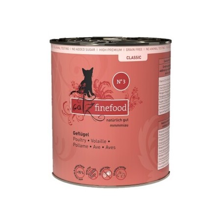 Catz finefood Nassfutter Katze Classic Adult No. 3 Geflügel 6x800 g
