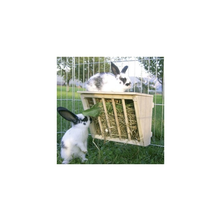 Kerbl Heuraufe mit Sitzbrett