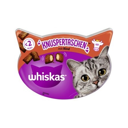 Whiskas Knuspertaschen 8x60g Rind
