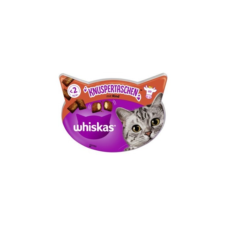 Whiskas Knuspertaschen 8x60g Rind
