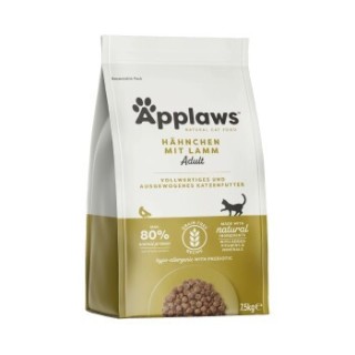 Applaws Trockenfutter Katze Adult Huhn mit Lamm 2 kg