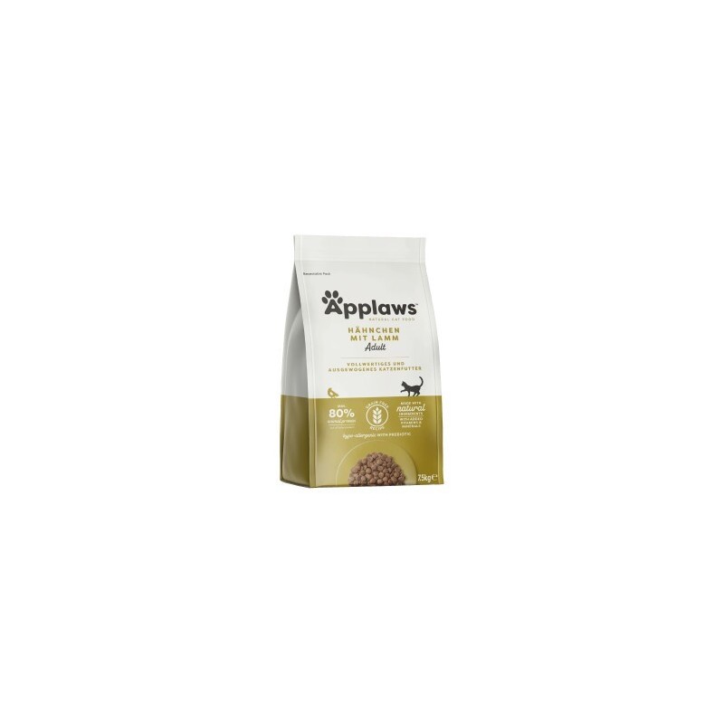 Applaws Trockenfutter Katze Adult Huhn mit Lamm 2 kg