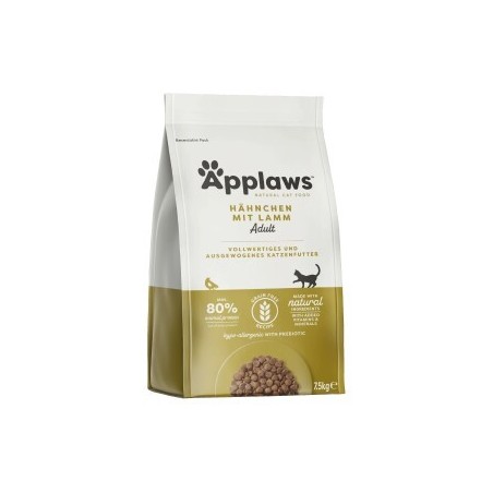 Applaws Trockenfutter Katze Adult Huhn mit Lamm 2 kg