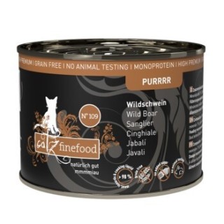 Catz finefood Nassfutter Katze Purrrr Adult No. 109 Wildschwein 6x200 g