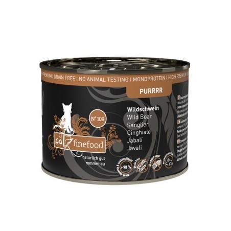 Catz finefood Nassfutter Katze Purrrr Adult No. 109 Wildschwein 6x200 g