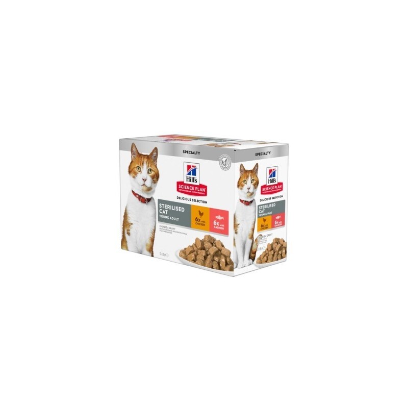 Hill's Science Plan Young Adult Sterilised 12x85 g