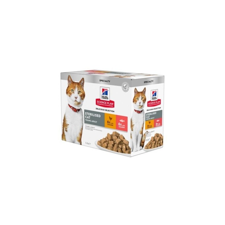 Hill's Science Plan Young Adult Sterilised 12x85 g