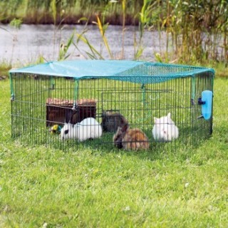 Trixie Natura Freilaufgehege für Jungtiere inkl. Netz