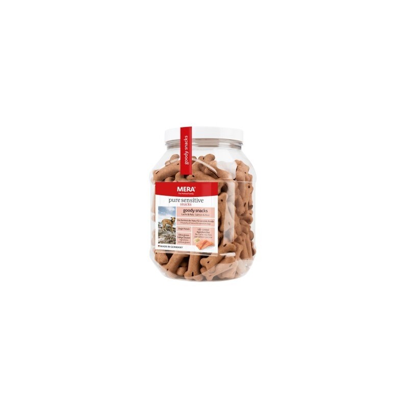 mera Dog Goody Snacks 600g Lachs und Reis
