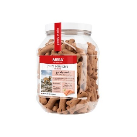 mera Dog Goody Snacks 600g Lachs und Reis