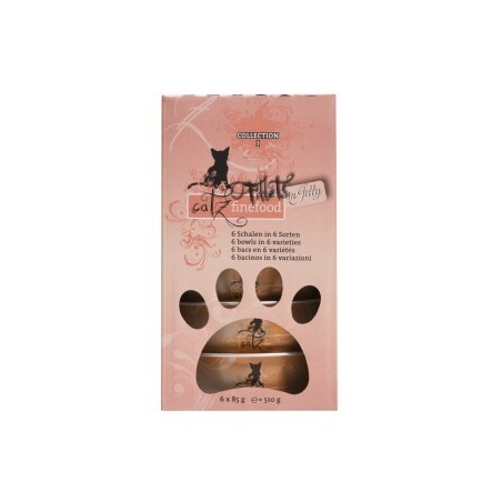 Catz finefood Nassfutter Katze Fillets Collection I Adult in Gelee Multipack 6x85 g