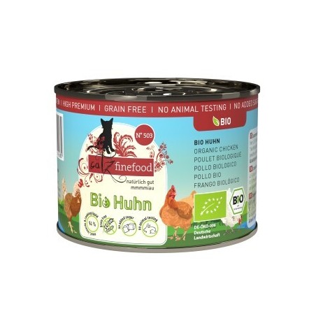 Catz finefood Nassfutter Katze Bio Adult No. 503 Huhn 6x200 g