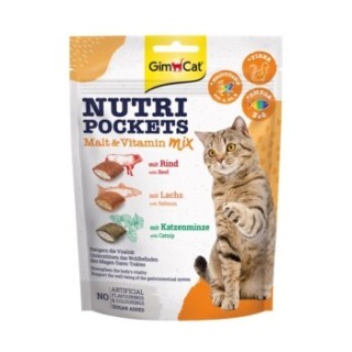 GimCat Nuti Pockets Malz-Vitamin Mix 2x150 g