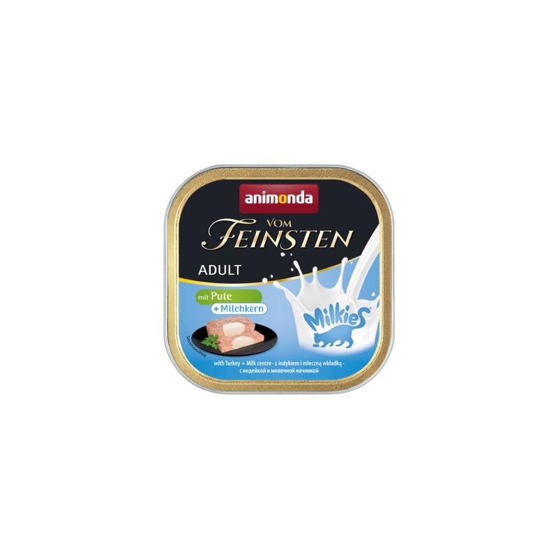 animonda Vom Feinsten Adult mit Milchkern 32x100g mit Pute & Milchkern