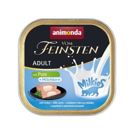 animonda Vom Feinsten Adult mit Milchkern 32x100g mit Pute & Milchkern