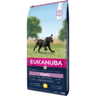 EUKANUBA Trockenfutter Hund Large Breed Puppy, Huhn 15 kg