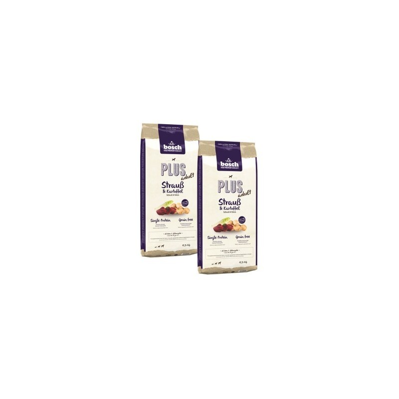 bosch Plus Strauß & Kartoffel 2x12,5 kg
