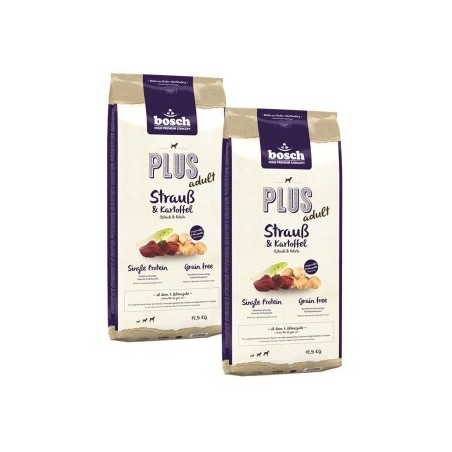 bosch Plus Strauß & Kartoffel 2x12,5 kg