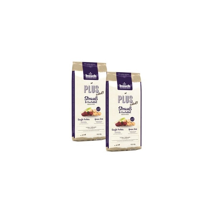 bosch Plus Strauß & Kartoffel 2x12,5 kg
