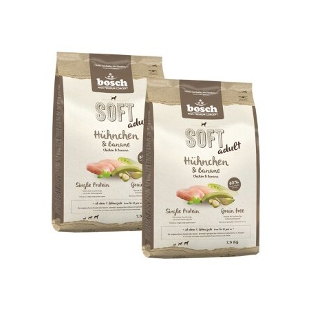 bosch Soft Hühnchen & Banane 2x2,5 kg
