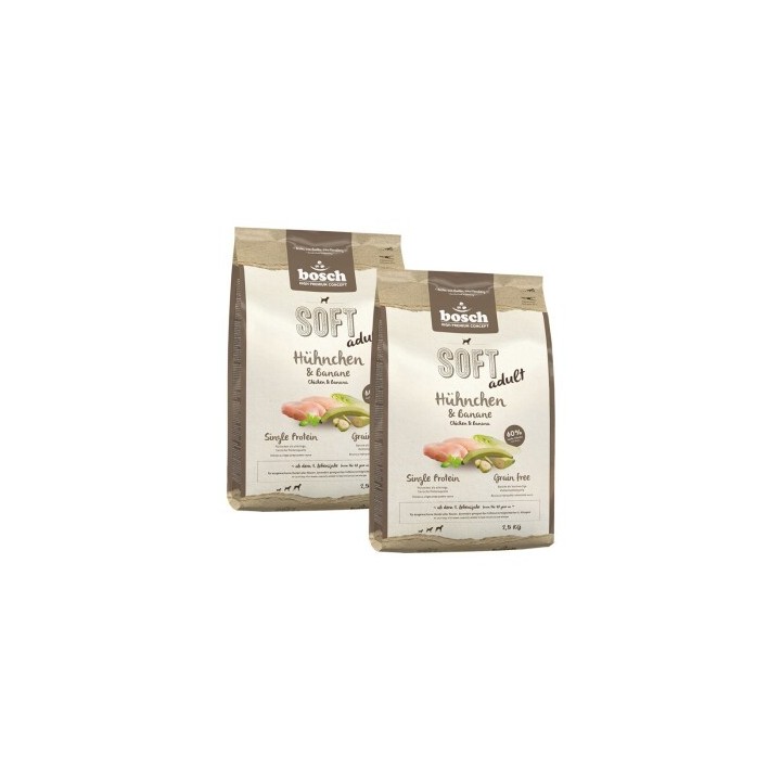 bosch Soft Hühnchen & Banane 2x2,5 kg