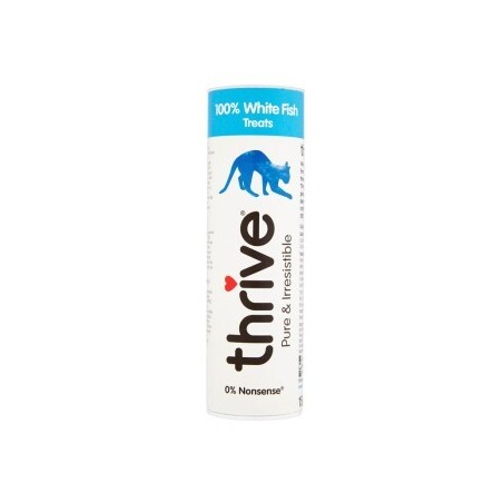 Thrive 100% Katzensnacks Weißfisch, 15 g
