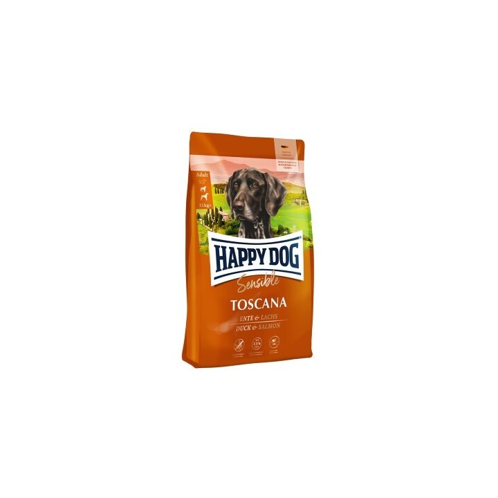 HAPPY DOG Sensible Trockenfutter Hund Adult, Toscana 4 kg