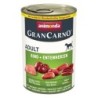 animonda GranCarno Original Nassfutter Hund Adult, Rind und Entenherzen 6x400 g