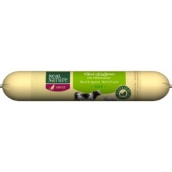 REAL NATURE Katzenwurst 12x70g Rind & Lamm mit Hüttenkäse