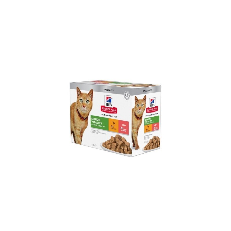 Hill's Science Plan Senior Vitality 7+ Mature Adult 12x85 g