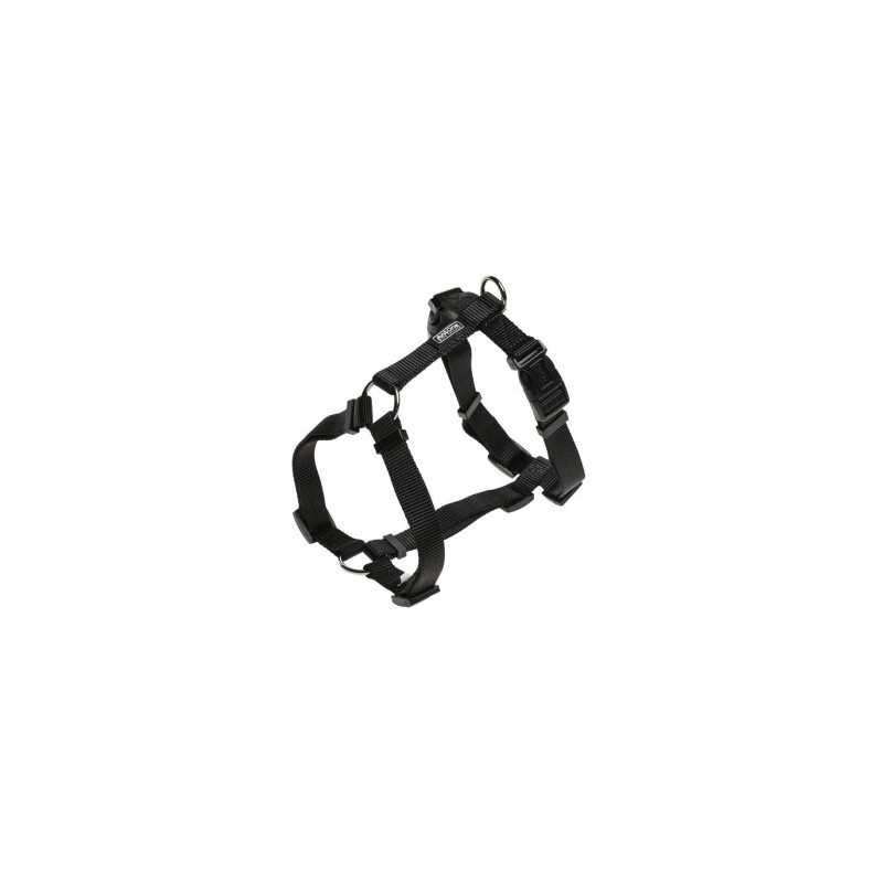 AniOne H-Geschirr Classic Nylon schwarz M