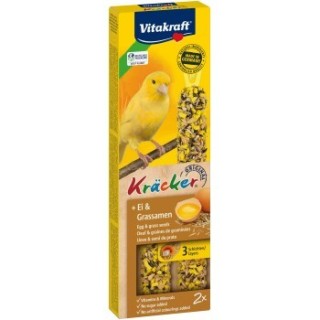 Vitakraft Kanarienvogel Kräcker 4x2er Ei-Grassamen