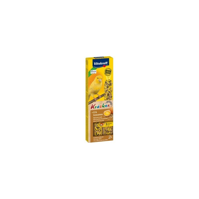 Vitakraft Kanarienvogel Kräcker 4x2er Ei-Grassamen